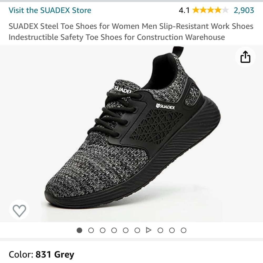 Suadex Steel Toe Shoes